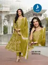 Parthi By Kaya Rayon Printed Kurti With Bottom Dupatta Online Wholesale